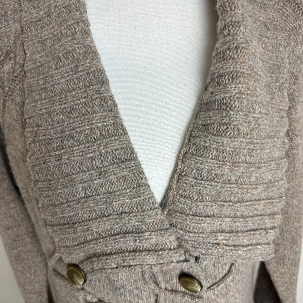 Anthropologie Leifsdottir Buttoned Wool Knit Cardigan Size M - Picture 2 of 13